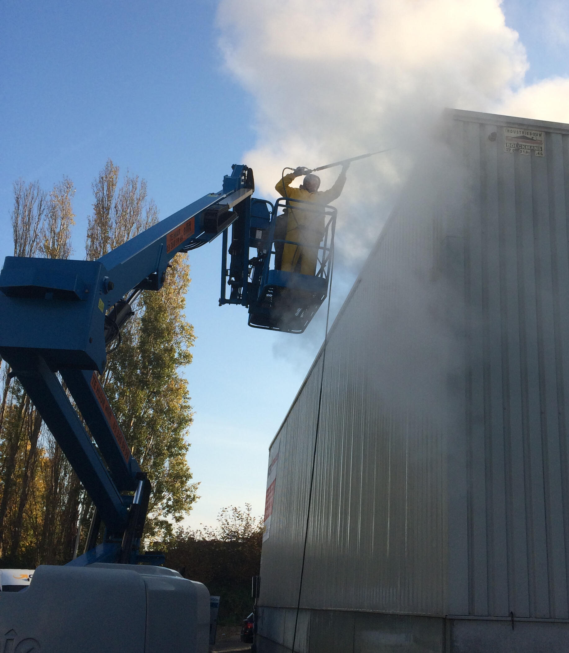 Gevelreiniging met stoom